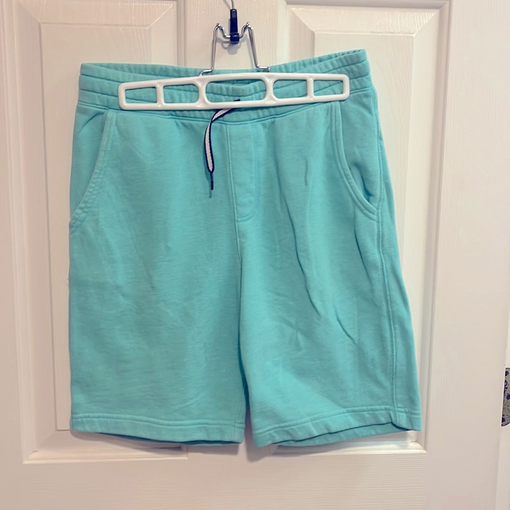 Boys Old Navy Shorts Fleece Aqua/Turquoise L 14/16